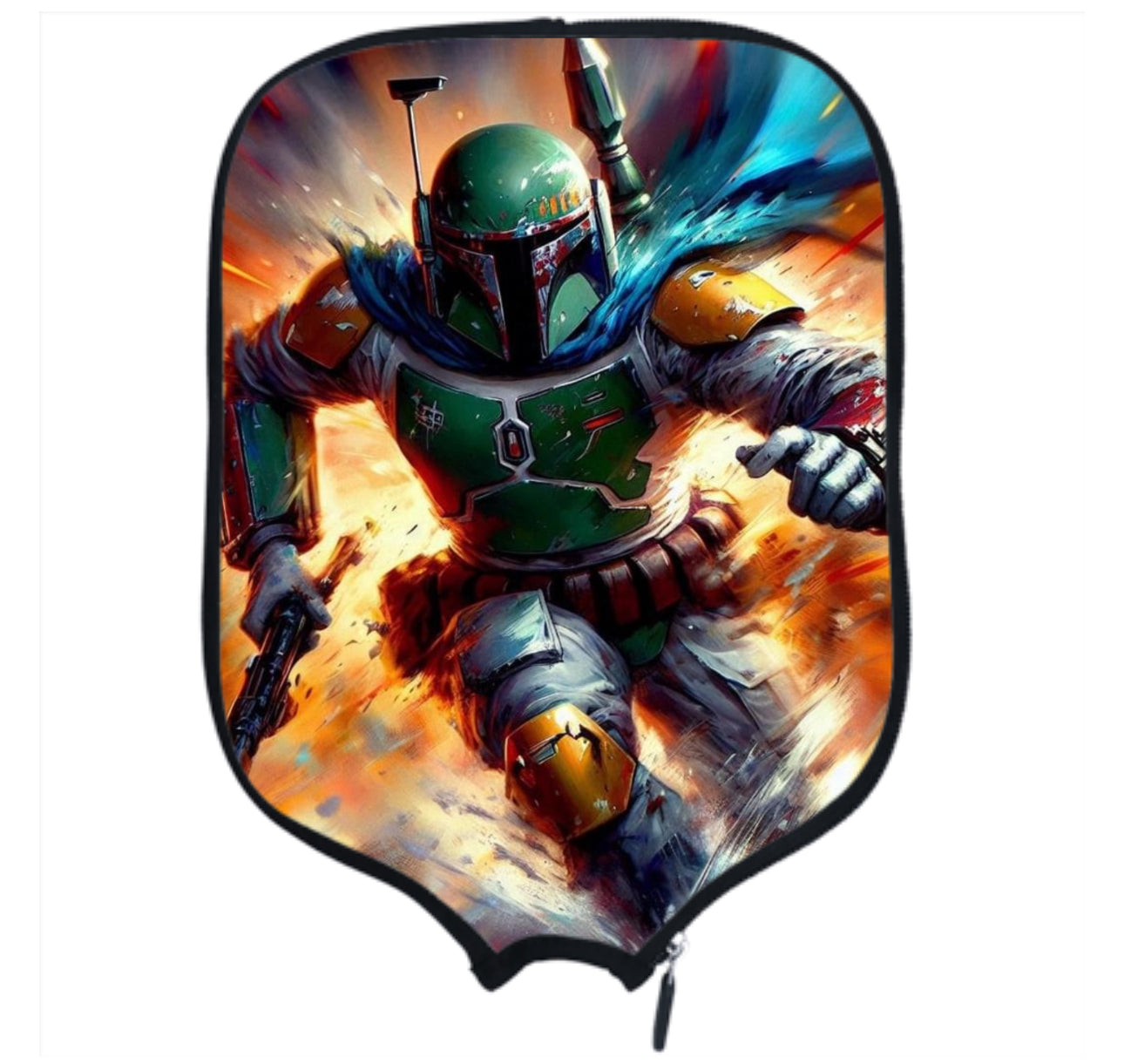 Boba Fett - Animated - Pickleball Paddle Cover