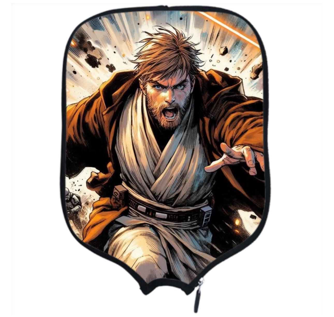 Obi-Wan Kenobi Animated - Pickleball Paddle Cover