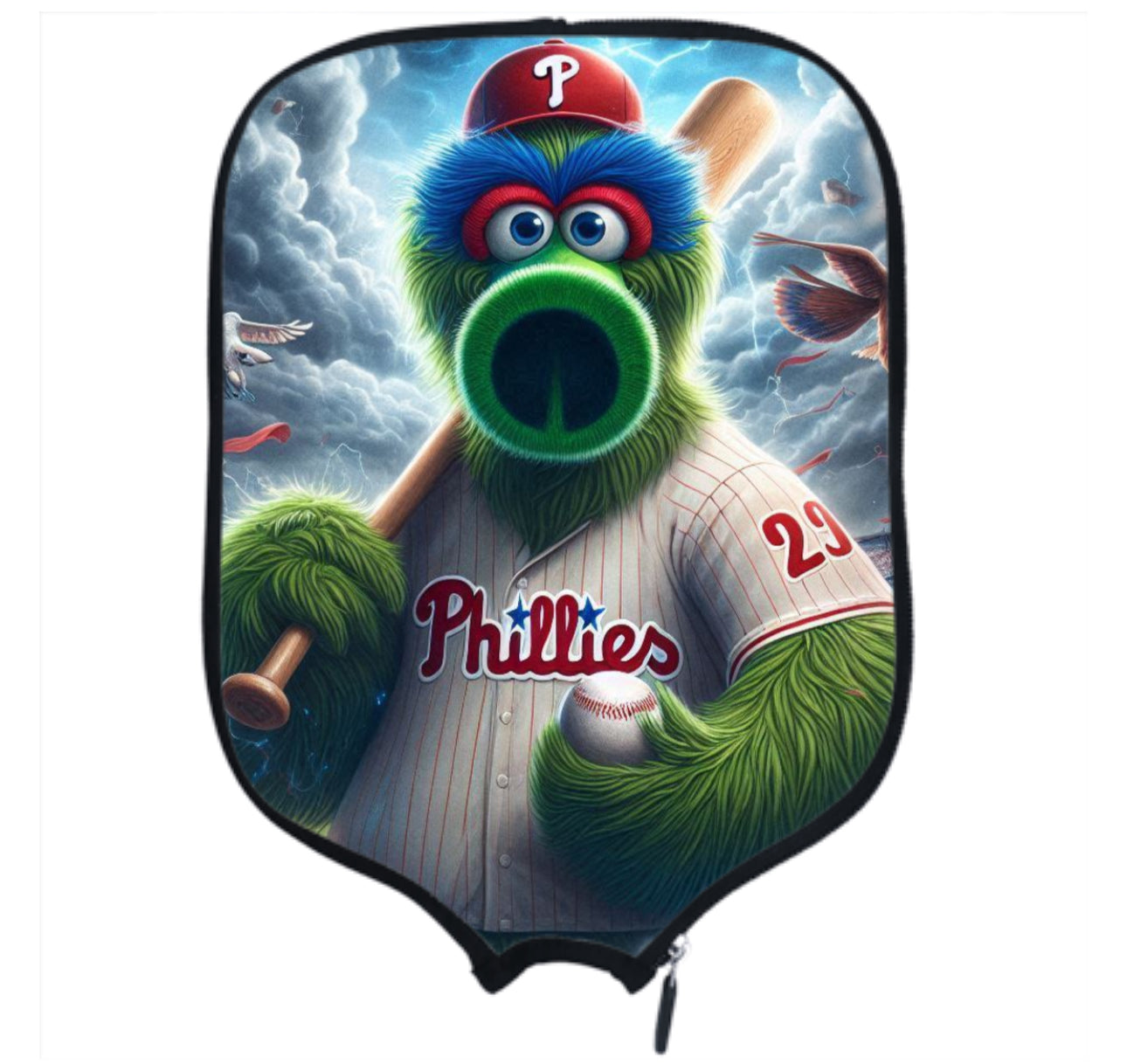 Phillie Phanatic - Philadelphia Phillies -  Pickleball Paddle Cover