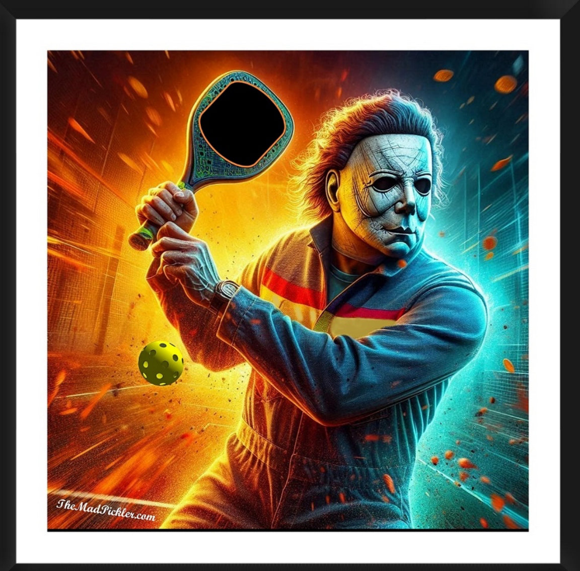Michael Myers - Halloween - Edición Mundo de Colores - Lienzo decorativo de alta resolución para pared