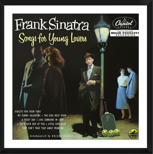 Frank Sinatra Songs For Young Lovers Framed Artwork 16x16