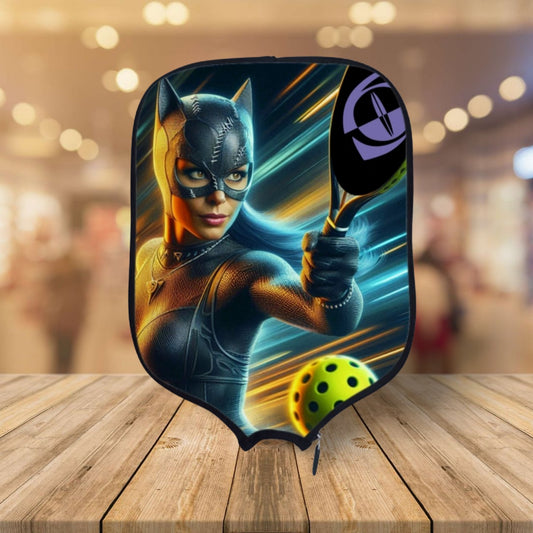 Cat Woman - Pickleball Paddle Cover