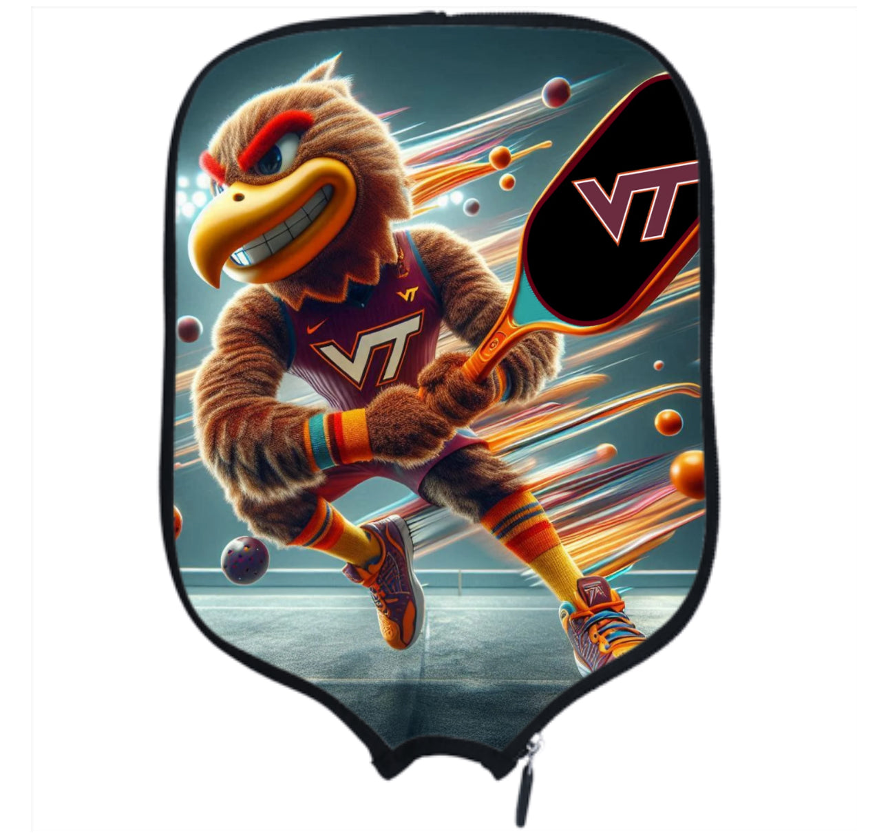 Virginia Tech Pickleball Paddle Cover