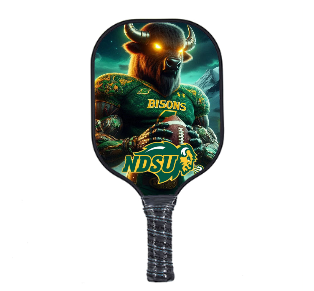 North Dakota State Bisons- Pickleball Paddle