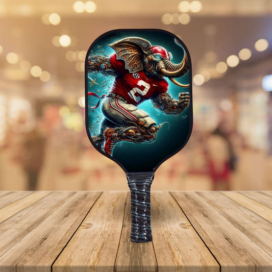 Alabama Crimson Tide - Big Al Teal - Pickleball Paddle