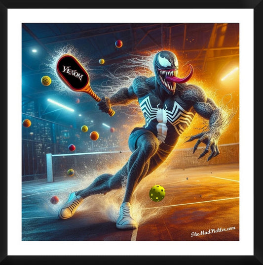 Venom Pickleball Framed Artwork 16x16