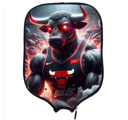 Chicago Bulls Pickleball Paddle Cover