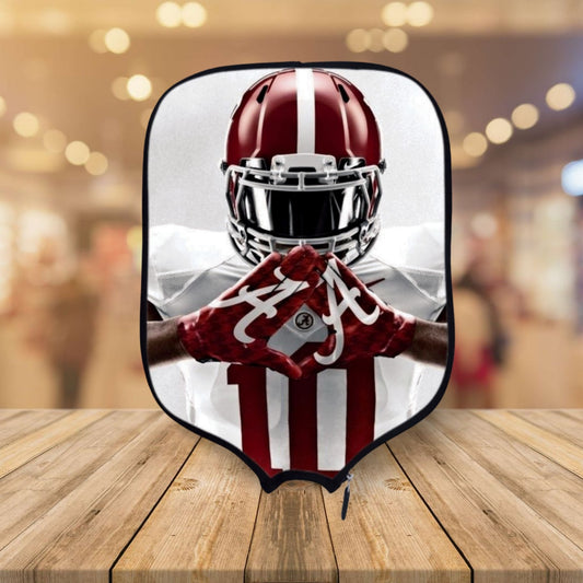 Alabama University - Player Pose - Pickleball Paddle Cover