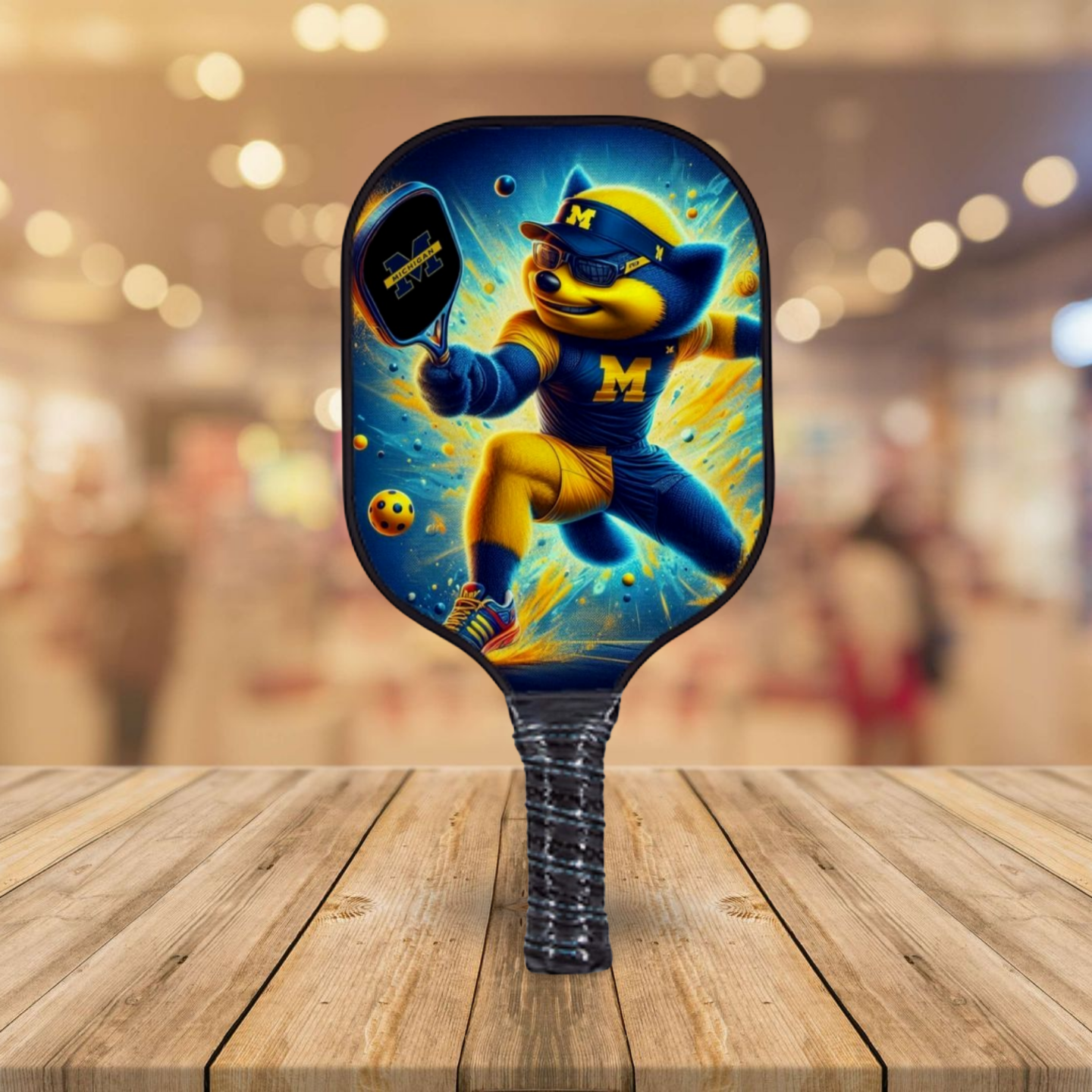 Michigan Wolverines - Biff - Pickleball Paddle