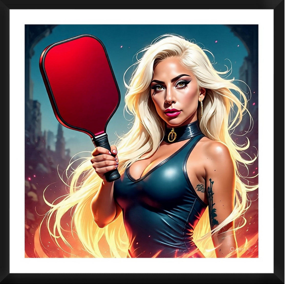 Lady GaGa Framed Artwork 16x16