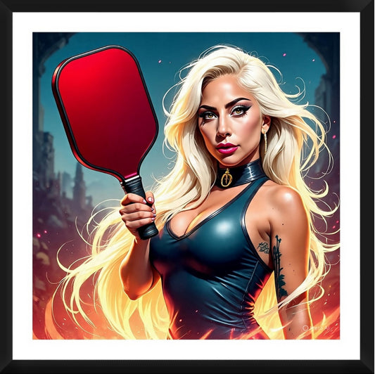 Lady GaGa Framed Artwork 16x16