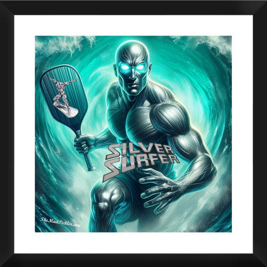 Silver Surfer Framed Artwork 16x16