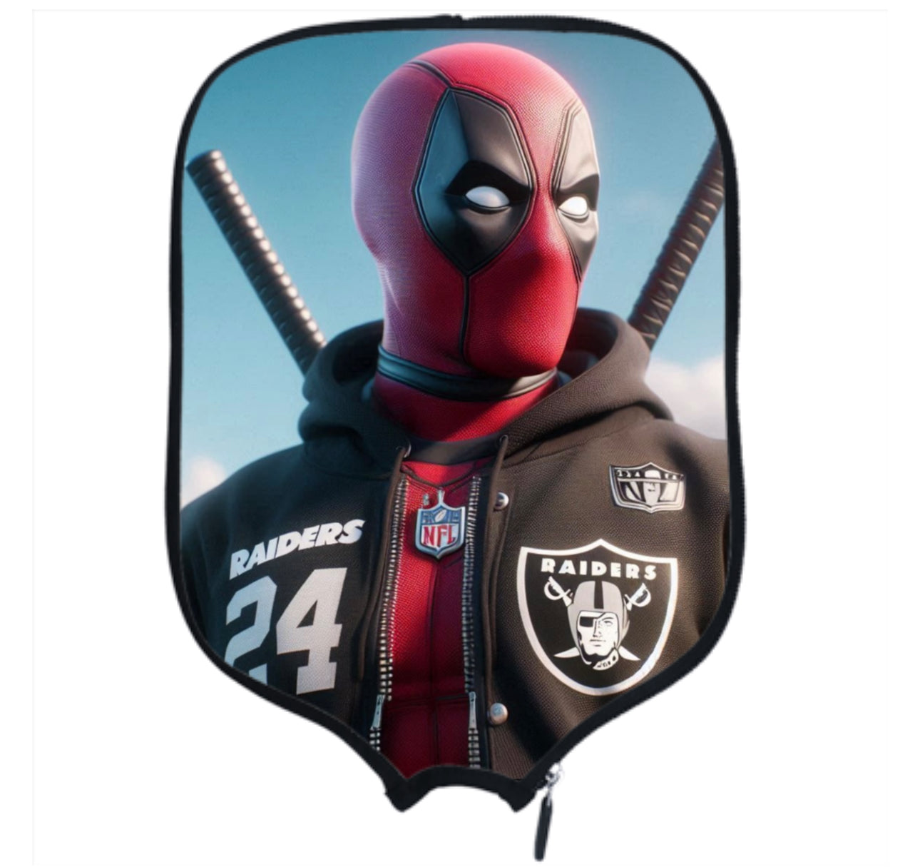 DeadPool - Raiders #2 - Pickleball Paddle Cover