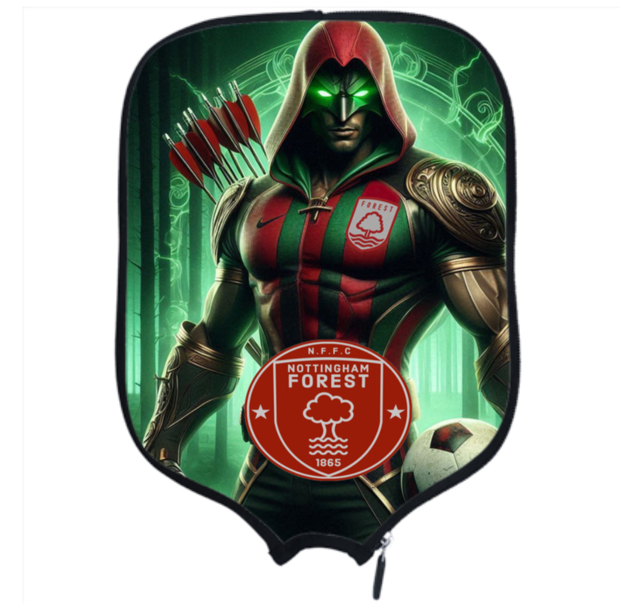 Nottingham Forest F.C. - Arrows - Pickleball Paddle Cover