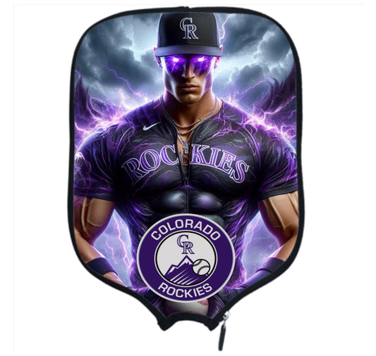 Colorado Rockies  - Pickleball Paddle Cover