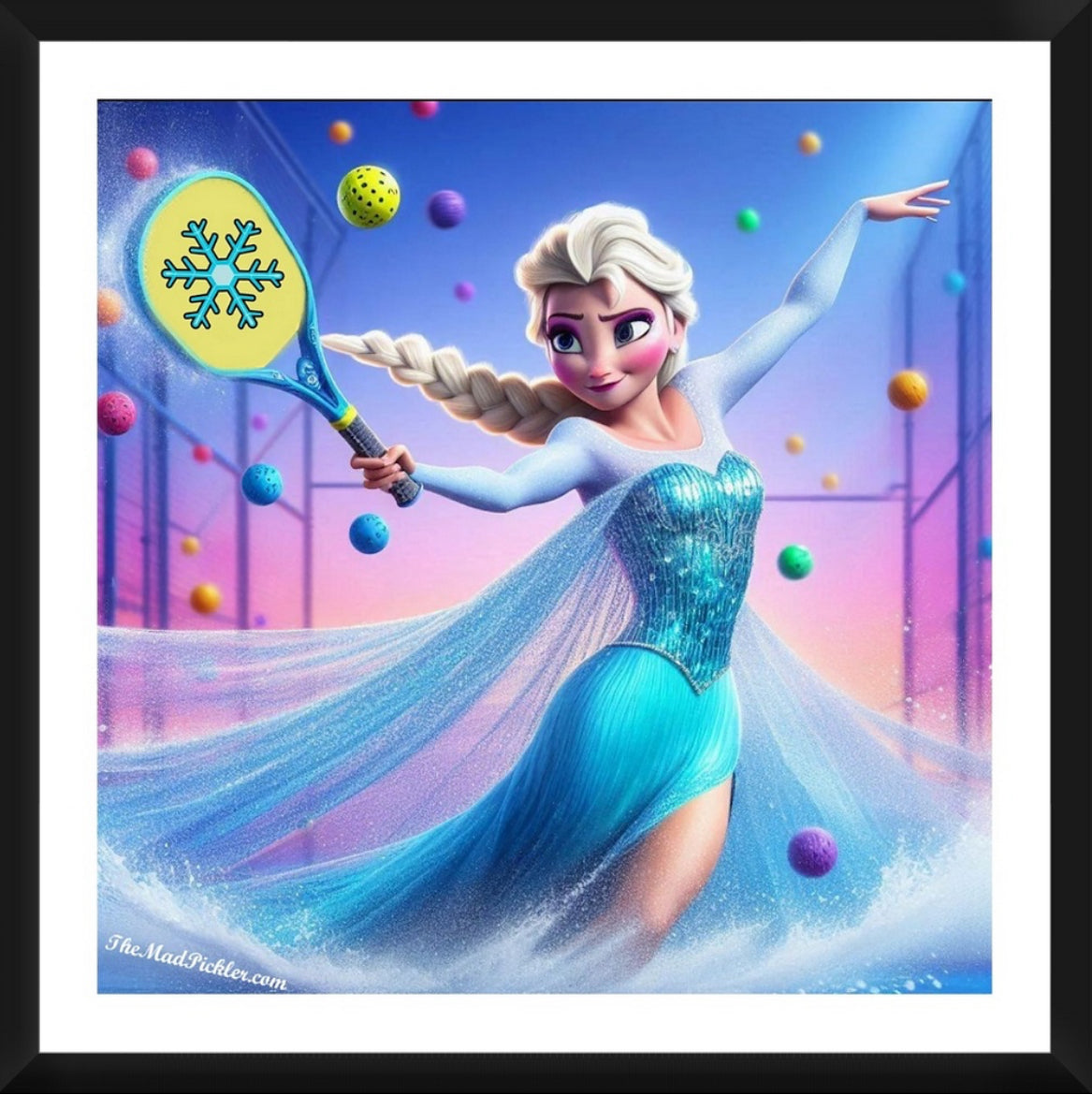 Frozen Elsa Framed Artwork 16x16