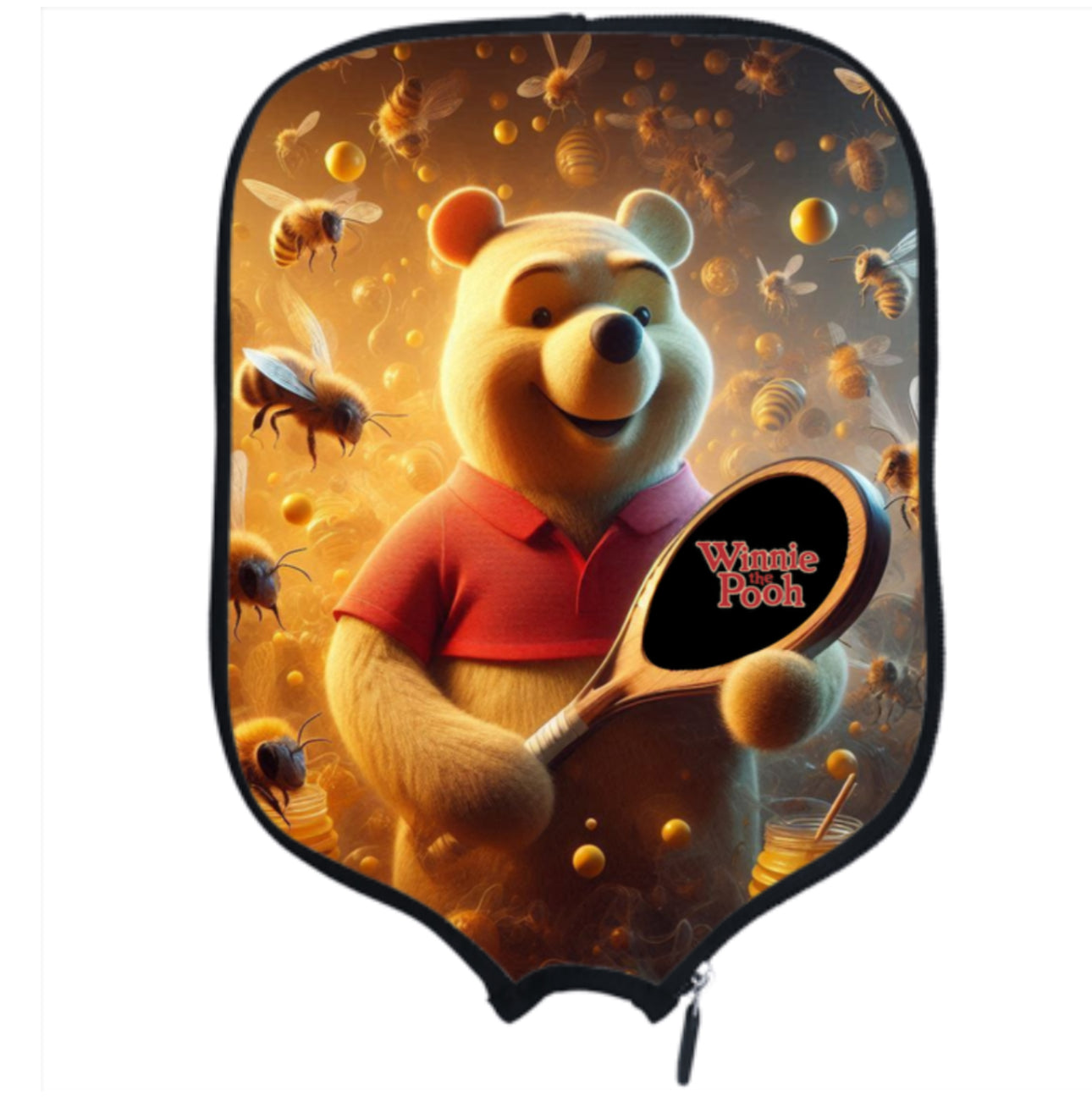 Winnie The Pooh  - Pickleball Paddle Cover