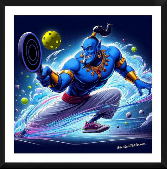 Aladdin Genie Framed Artwork 16x16