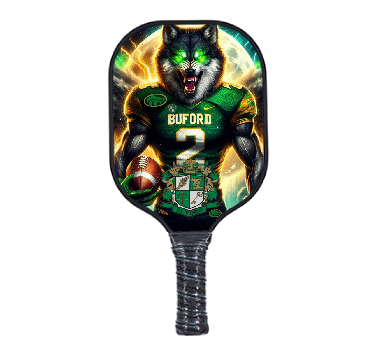 Buford High School Wolf  Pickleball Paddle