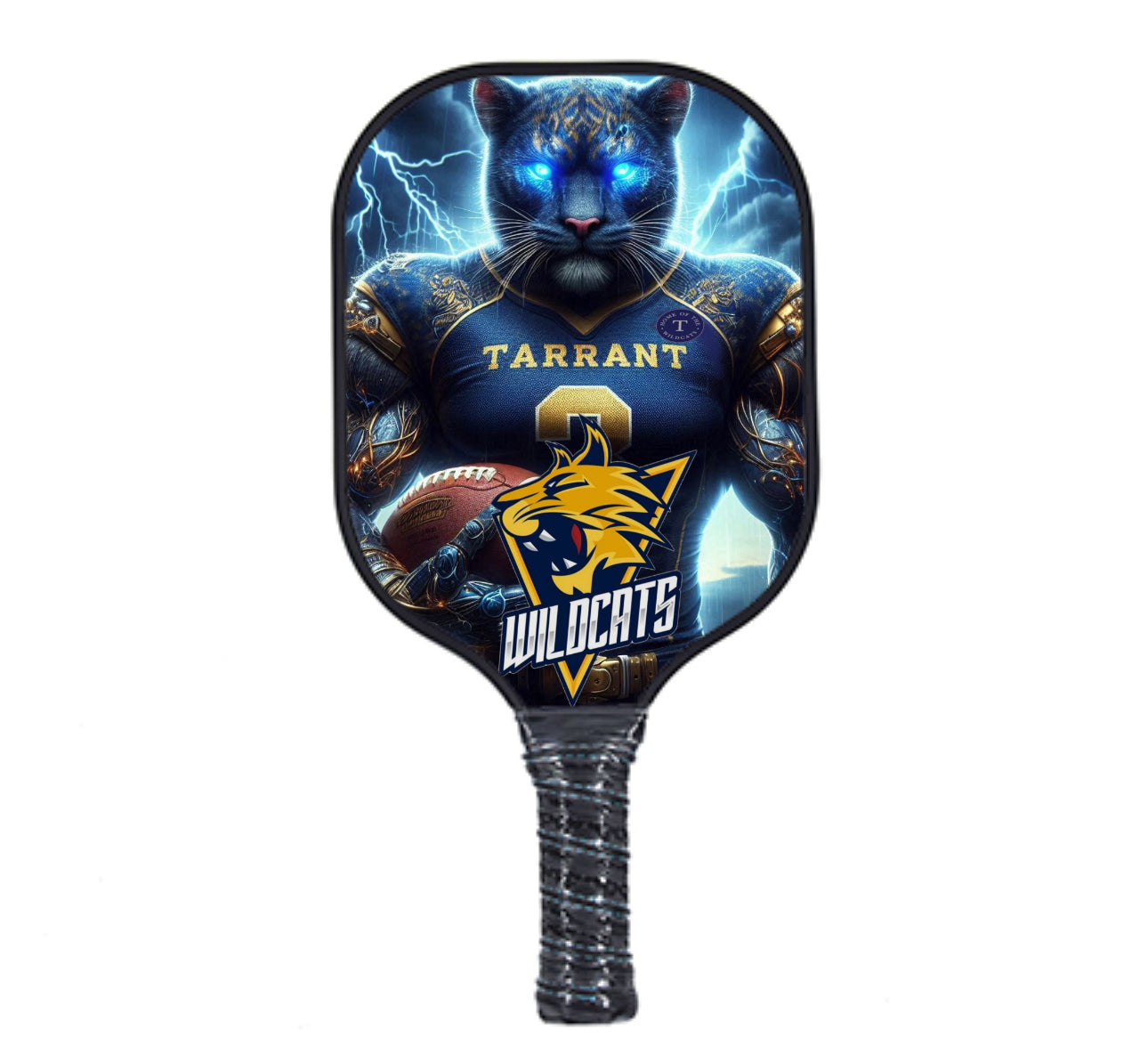 Tarrant High School Wildcat Pickleball Paddle