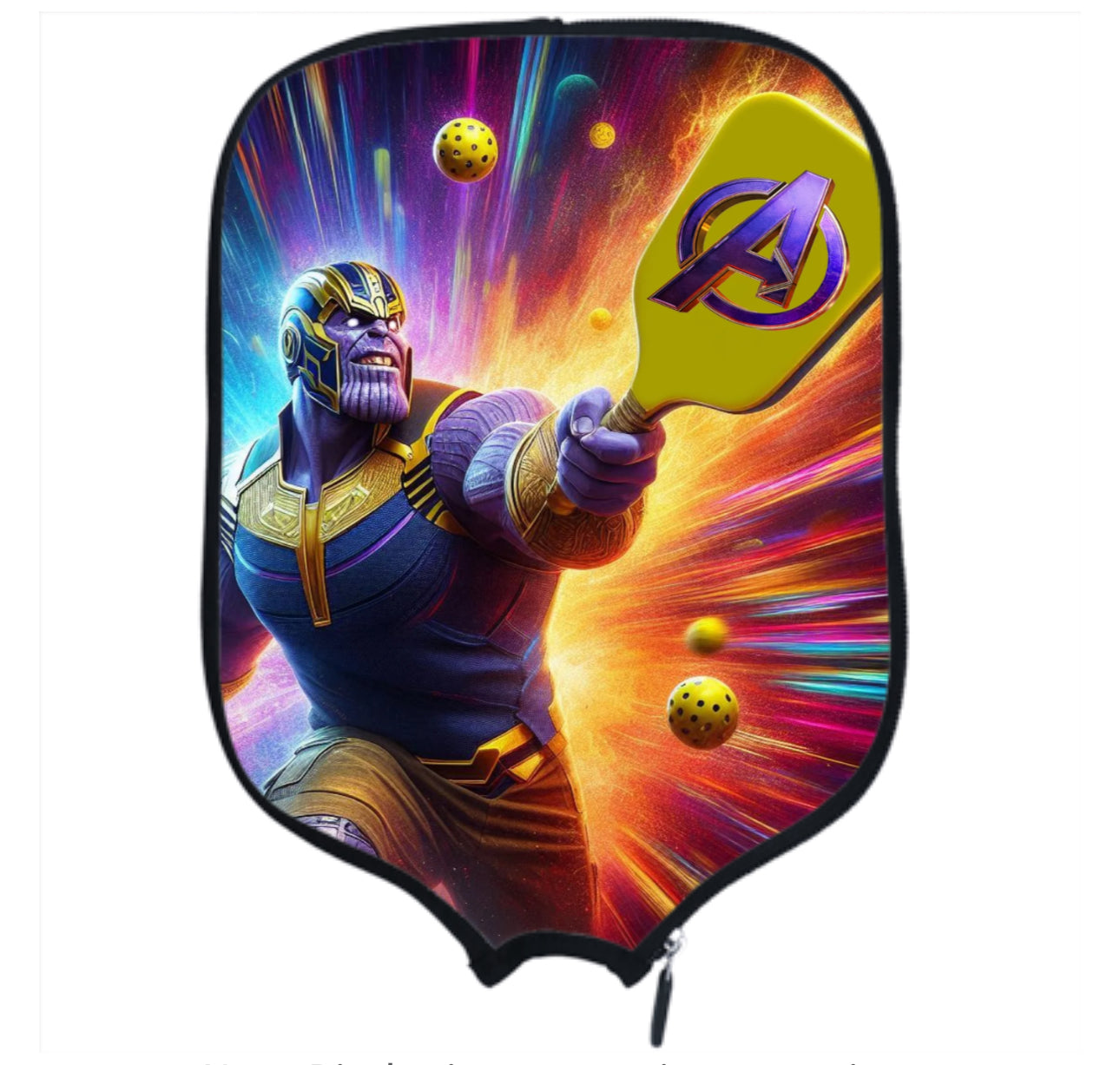 Thanos - Avengers - Pickleball Paddle Cover