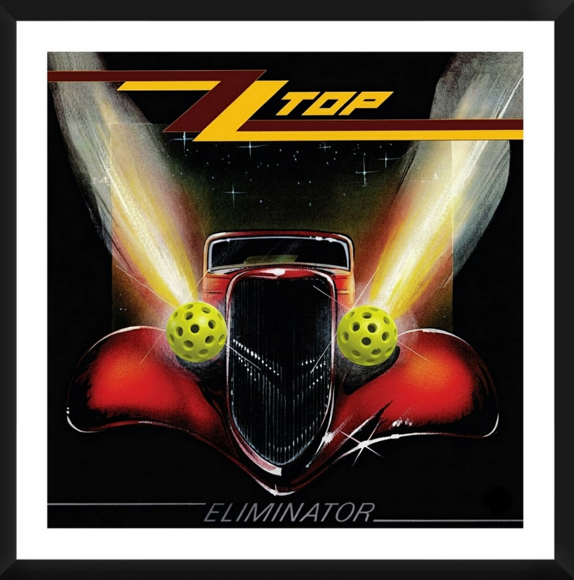 ZZ Top Eliminator - Framed Artwork 16x16