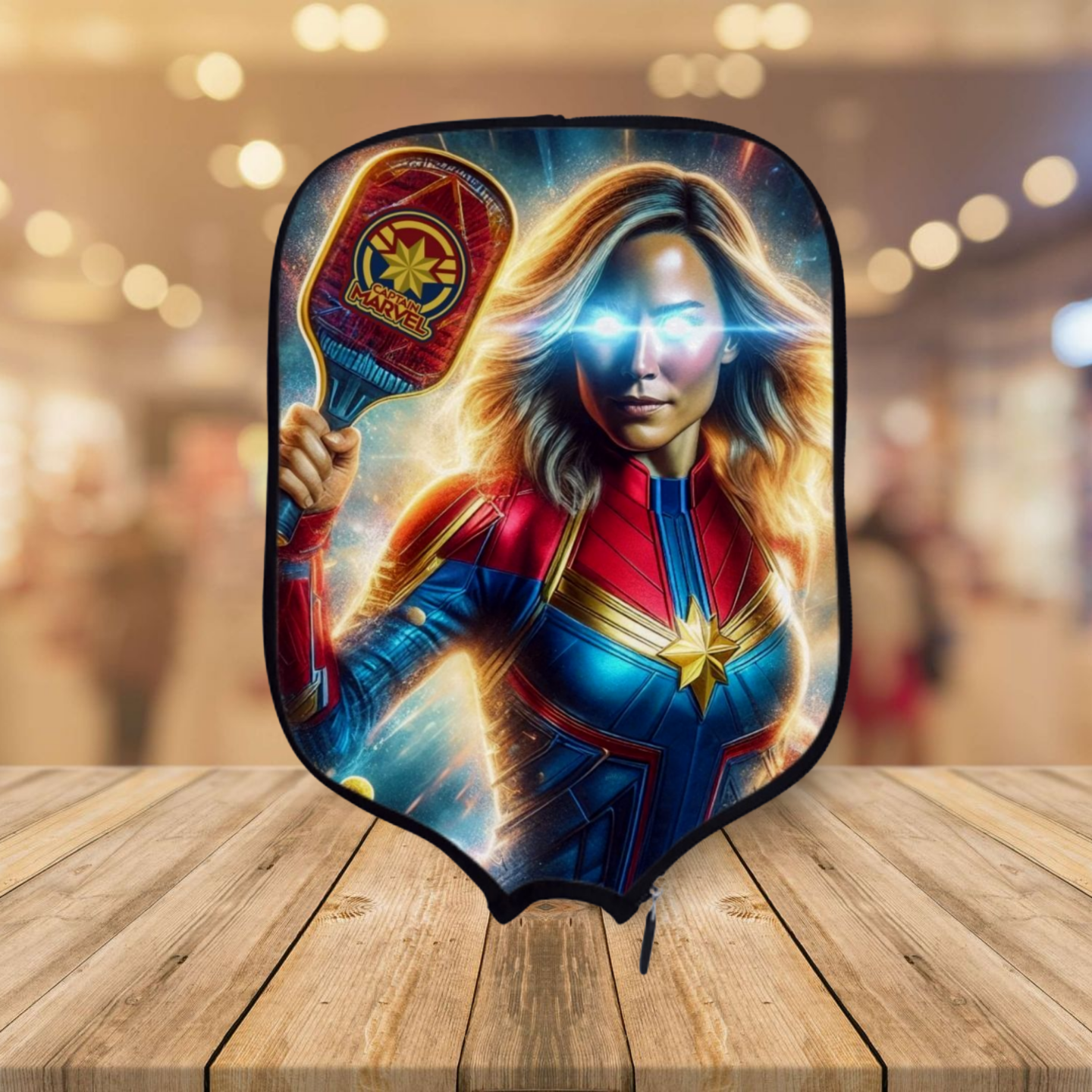 Captain Marvel - Pickleball Paddle Cover