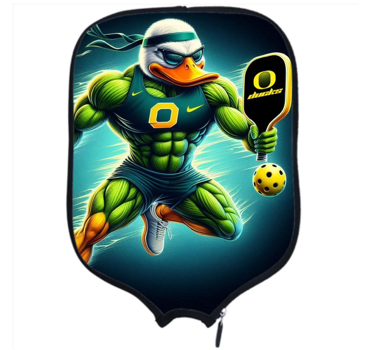 Oregon Ducks Pickleball Paddle Cover