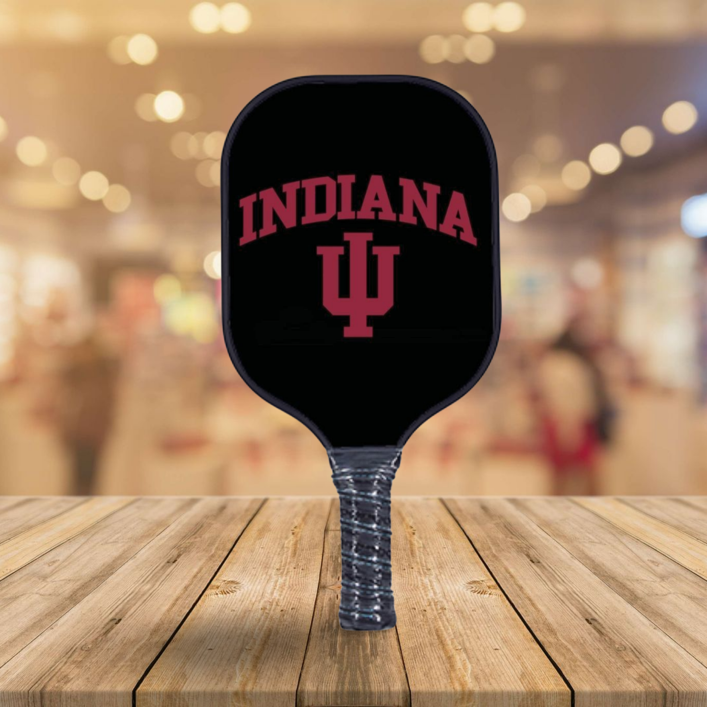 Indiana University Emblem - Pickleball Paddle