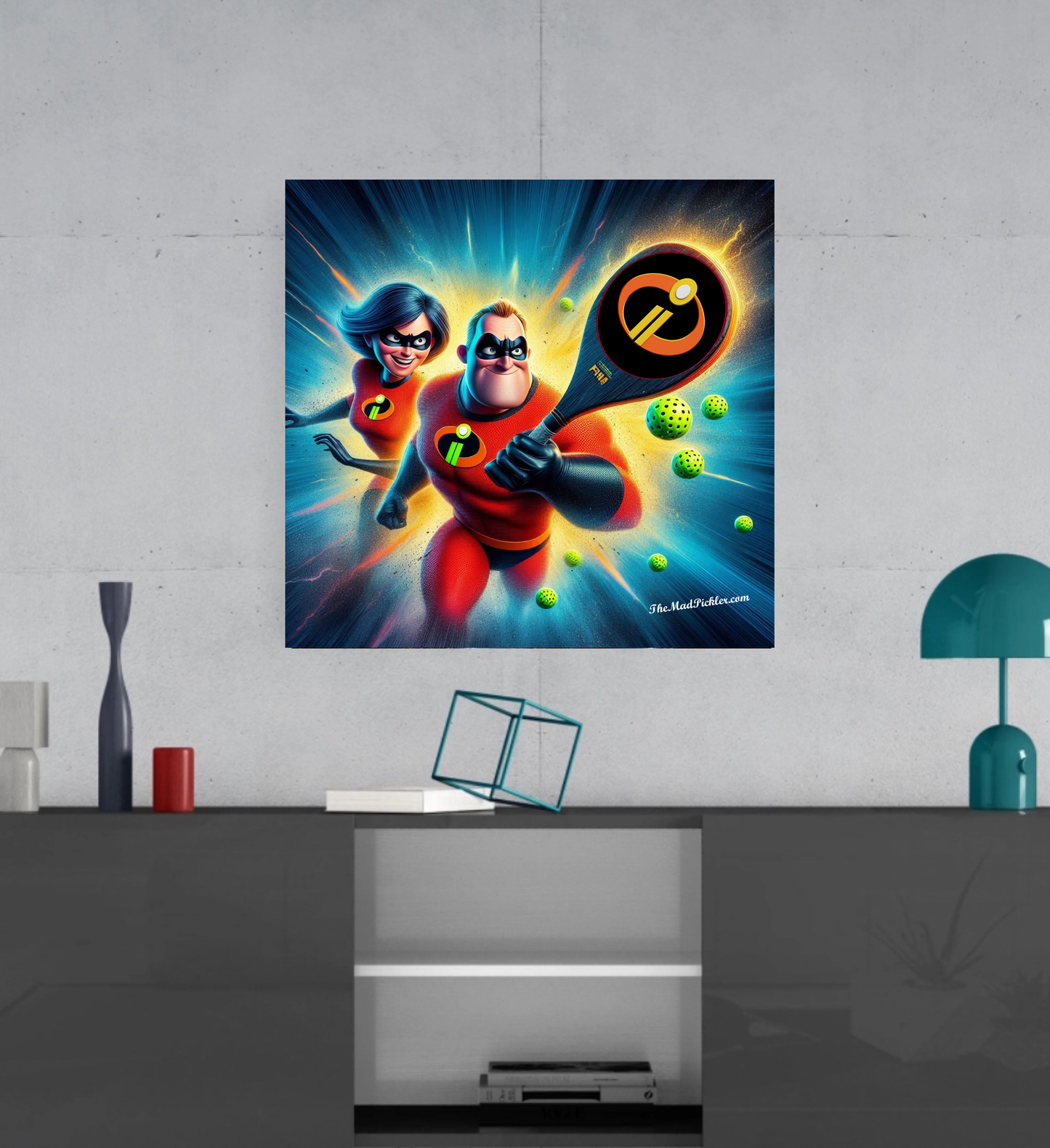 "Batman - Arte mural en lienzo de alta resolución