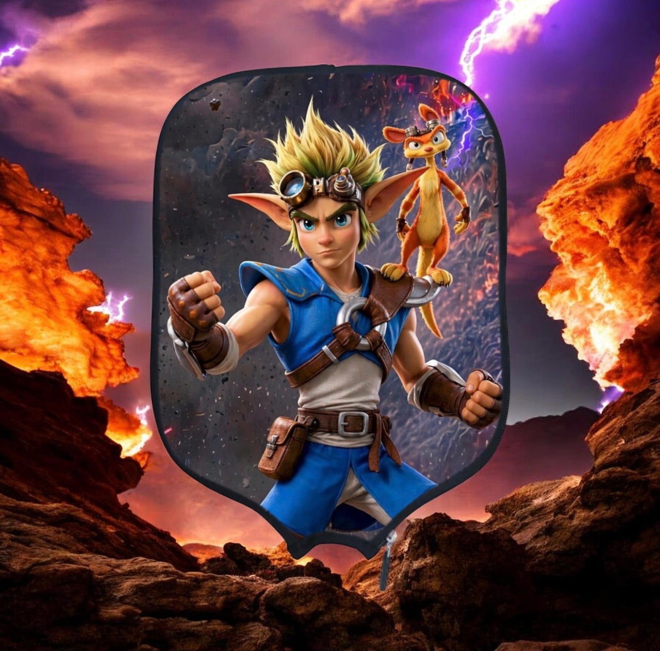 Jak & Daxter - Pickleball Paddle Cover