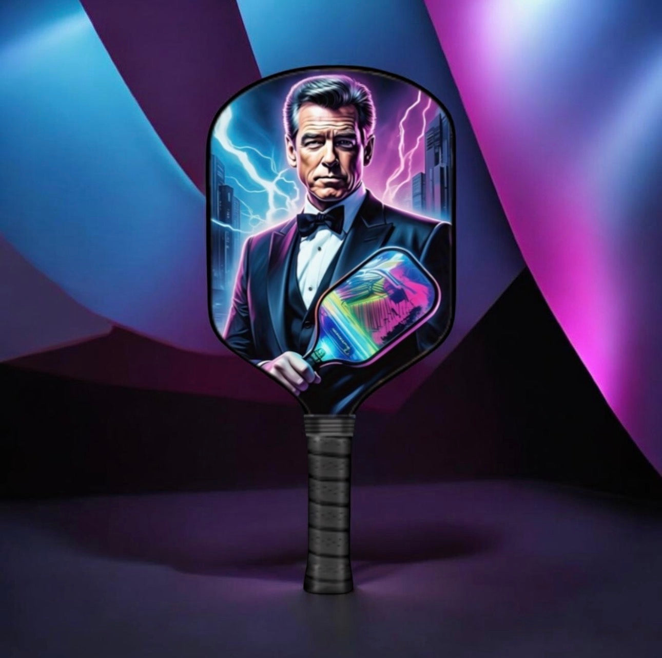 James Bond - Pierce Brosnan - Pickleball Paddle
