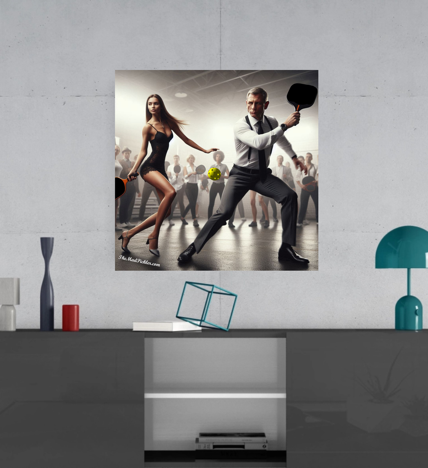 James Bond - Man With The Golden Paddle - Canvas Hi-Res Wall Artwork