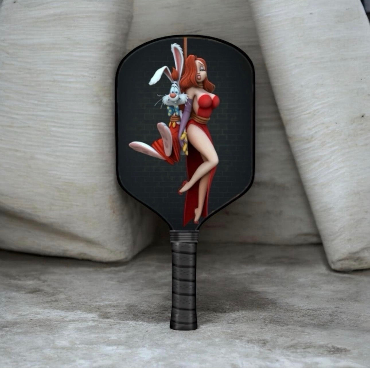 Jessica and Roger Rabbit - Pickleball Paddle