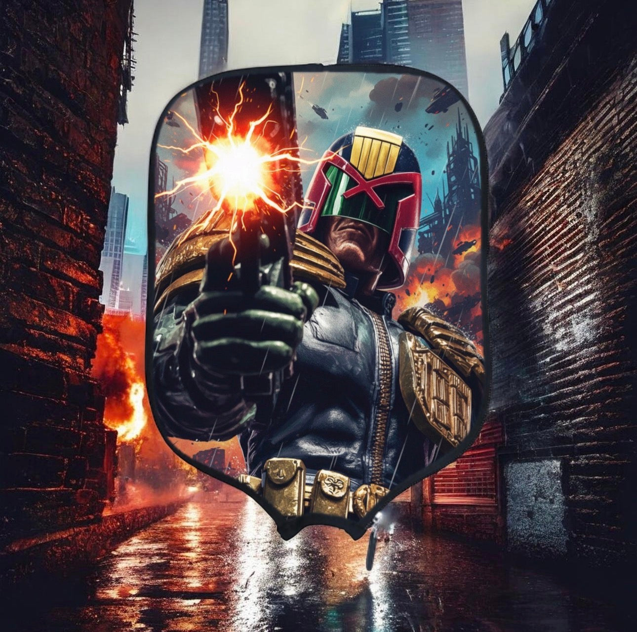Judge Dredd - Pickleball Paddle Cover
