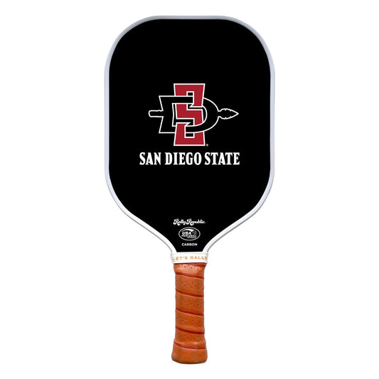 San Diego State Aztecs Black Primary San Diego State Logo Pickleball Paddle