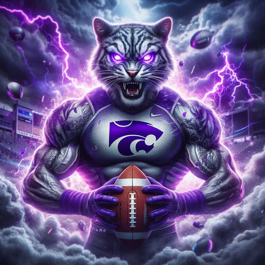 Kansas State Wildcats  -  Ready To Hang  Canvas Hi-Res Wall Artwork