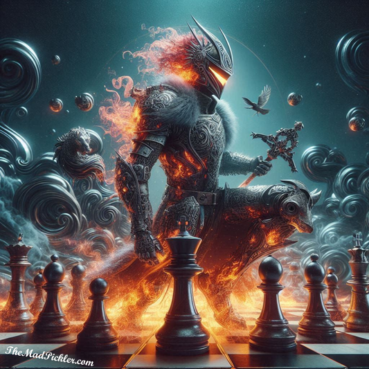 Chess Collection -  Knight - Ready To Hang  Canvas Hi-Res Wall Artwork