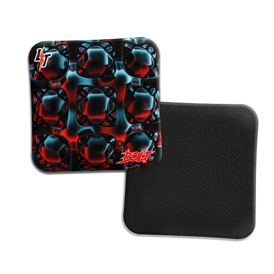 LT Cornhole Bags | Bolt | Carbon Red