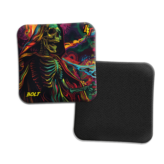 LT Cornhole Bags | Bolt | Psychedelic Grim Reaper