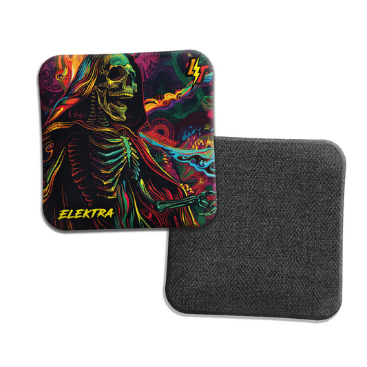 LT Cornhole Bags | Elektra | Psychedelic Grim Reaper