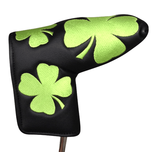Four Leaf Clover Embroidered Putter Cover by ReadyGOLF