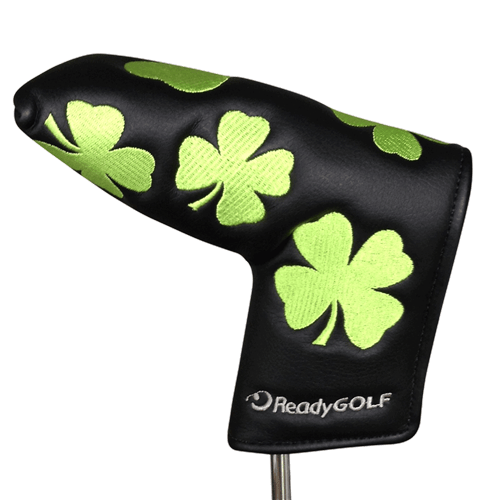 Four Leaf Clover Embroidered Putter Cover by ReadyGOLF