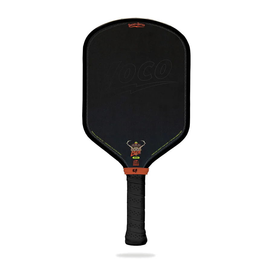 Bread & Butter LOCO Black Hybrid 16mm Pickleball Paddle