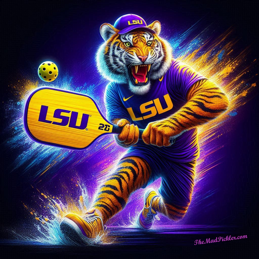 LSU Tigers - Pickleball - Ready To Hang  Canvas Hi-Res Wall Artwork