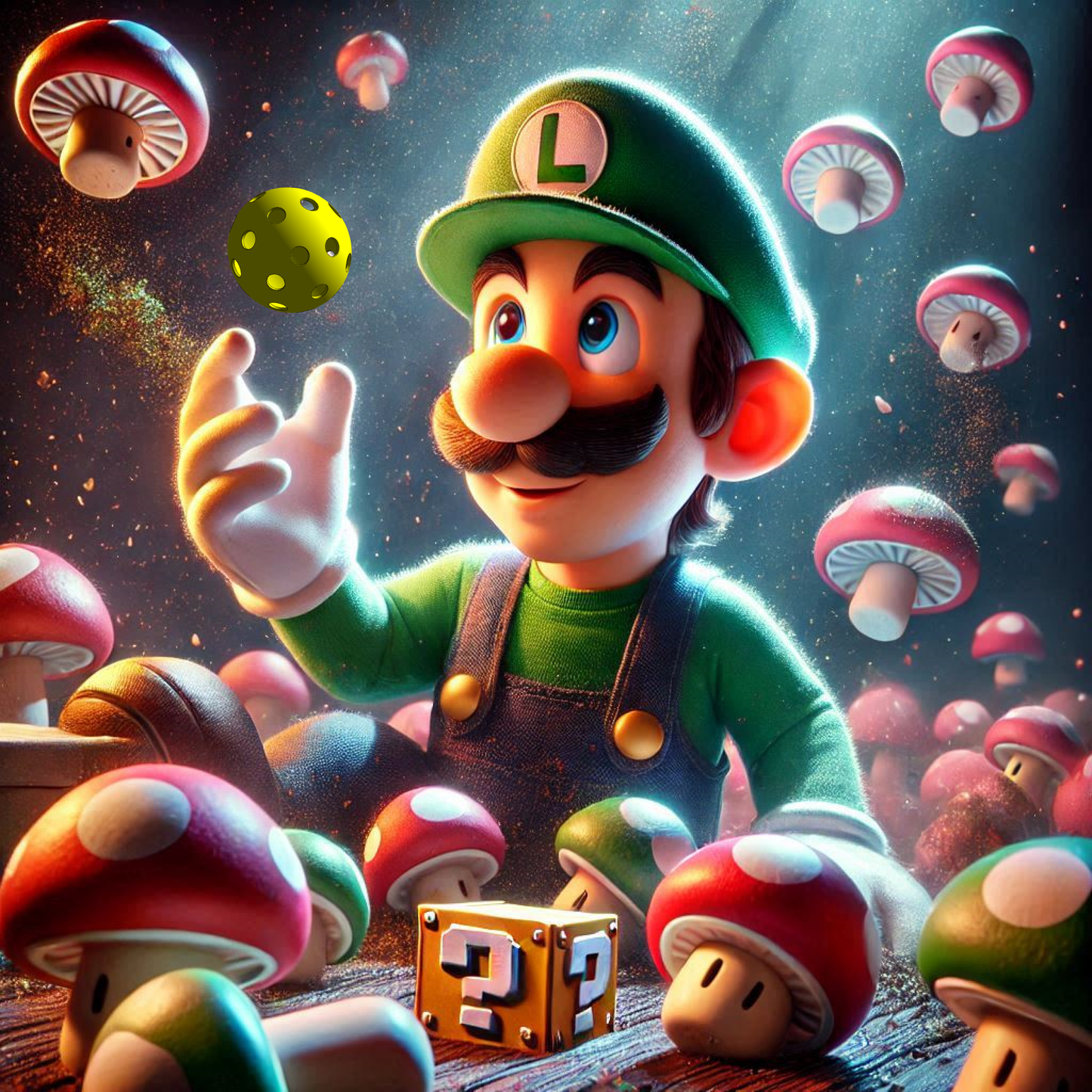 Luigi - Mario Brothers -  Ready To Hang  Canvas Hi-Res Wall Artwork