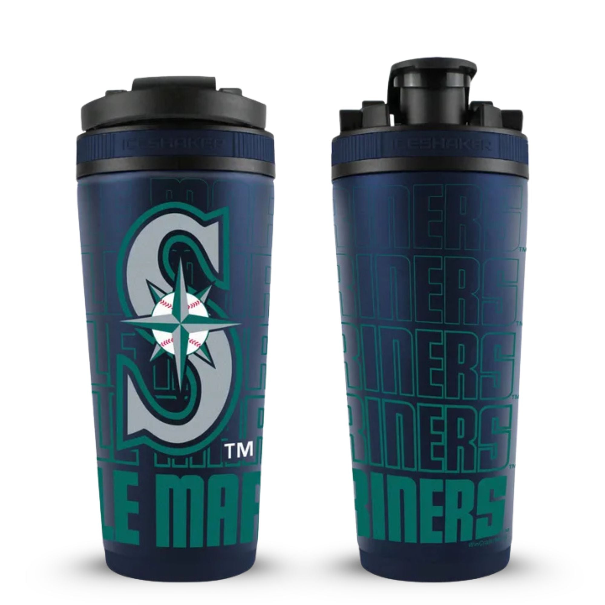 Mariners Cups Officially Licensed Seattle Mariners 4D Ice Shaker – The Mad Pickler