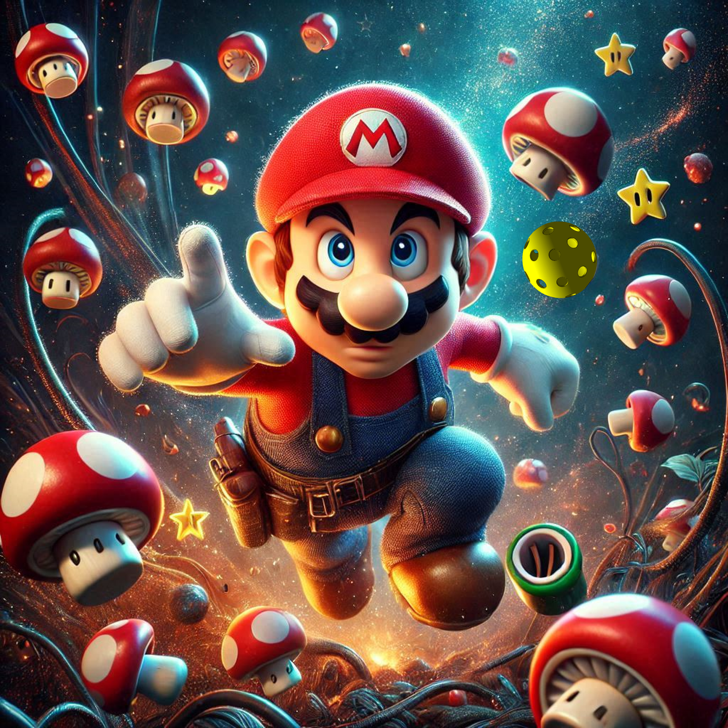 Mario - Mario Brothers -  Ready To Hang  Canvas Hi-Res Wall Artwork