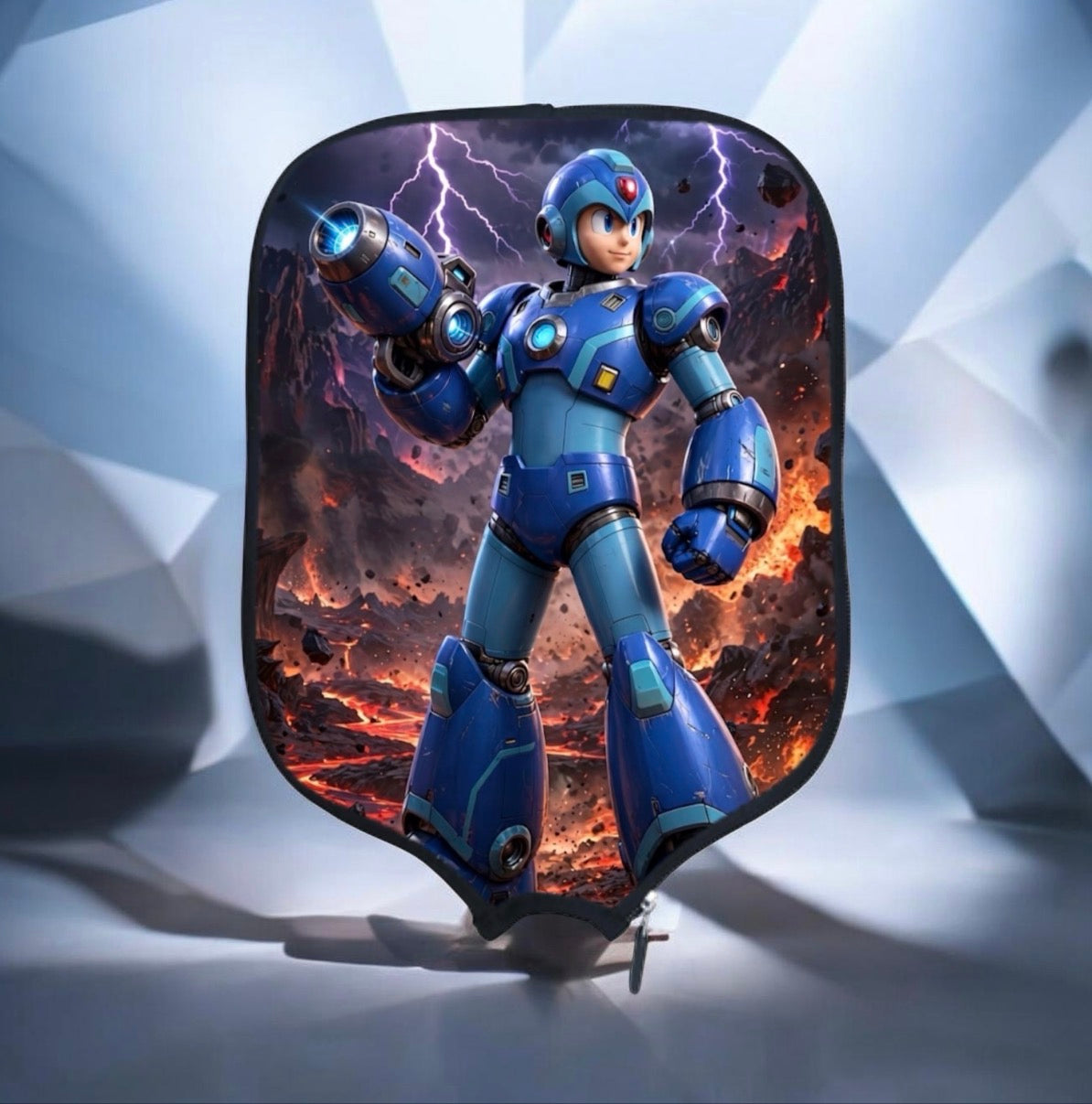 Mega Man - Pickleball Paddle Cover 
