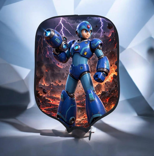 Mega Man - Pickleball Paddle Cover 